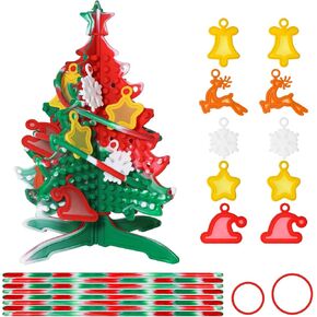 3D Christmas Tree Decorations Toy Sensory Activity Board: Double-Sided Silicone Fidget Toy for Kids & Adults | Silent, No Mess, Calming for Anxiety, ADHD & Autism | Ages 3+