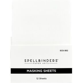 Spellbinders 5x7 Tape-12 Masking Tape Sheets, Metal