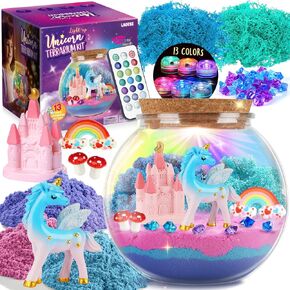 Dinosaur Gifts for Boys - Dinosaur Terrarium Kit for Kids - Birthday Gift for Boys Ages 4 5 6 7 8-12 Year Old - DIY Dinosaur Toys for Boys - Arts and Crafts Kit for Kids-Gifts for Boys