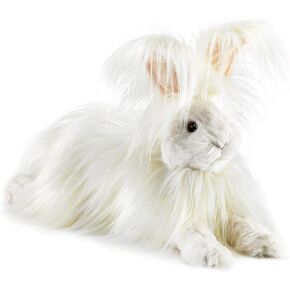 Folkmanis Angora Rabbit Hand Puppet, White