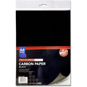 H2756996 A4 Carbon Paper - Black (Pack of 10 Sheets)
