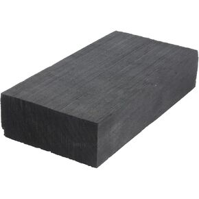 Natural Charcoal Block Lime-Wood for Soldering and Holder 5-1/2" x 2-3/4" x 1-1/4" for Jewelry Making