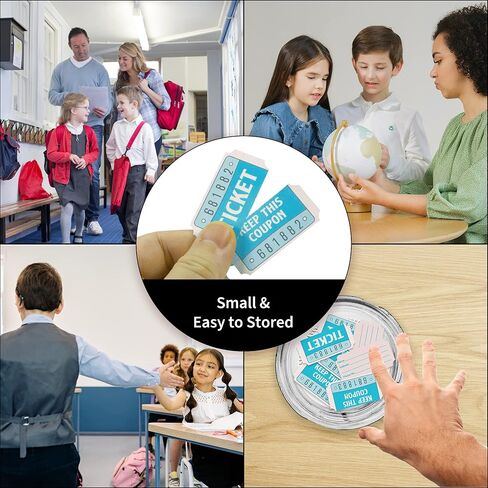 L LIKED Multicolor Raffle Tickets-4000 Tickets (2 Double Rolls of 2000 Tickets Roll), Consecutively Numbered 50/50 Raffle Tickets Rolls for Carnival Party, Concert, Carnivals & Other Even-Red,White in Kuwait