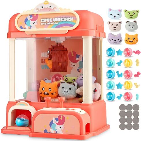 آلة مخلب يونيكورن للأطفال مع جوائز صغيرة | ألعاب آلة الحلوى للأعمار من 8 إلى 13 عامًا للفتيات والكبار | هدايا عيد ميلاد لأعمار 6 7 9 10 12 عامًا in Kuwait