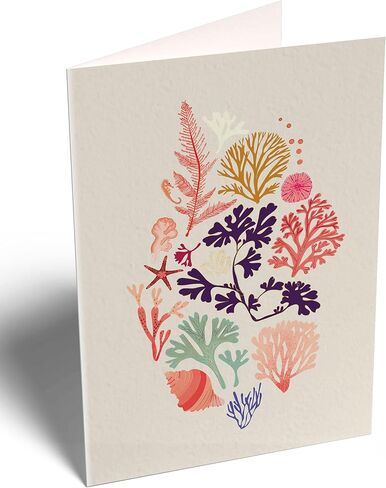 بطاقة ملاحظة فارغة من Elena Essex مكونة من 12 حزمة/بطاقات ومغلفات / بطاقات تهنئة مقاس 3.75 × 5.2 بوصة لجميع المناسبات/بطاقات ملاحظات فارغة بتصميم عيد الميلاد / بطاقات فارغة منقوشة برقائق الذهب مقاس 300 جرامًا للمتر المربع in Kuwait