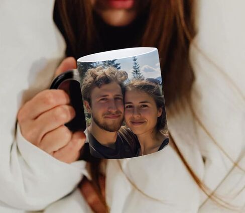 QOMOLANGMA 36PCS 11oz Blank Sublimation Color Changing Mugs Magic Cup Full Color Changing for Heat Press Transfer (Black/Glossy) in Saudi Arabia