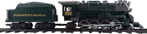 Lionel Battery-Operated Pennsylvania Flyer Freight Toy Train Set with Bluetooth, Locomotive, Train Cars, & Track with Authentic Train Sounds, Lights, & Water Vapor Smoke Effects for Kids 4+ in Kuwait