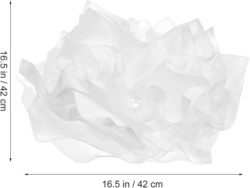 غطاء مصباح معلق من Baluue للسقف، غطاء مصباح ألغاز DIY - مصباح أرضي بتصميم سحابة رقيق، أغطية إضاءة ورقية، غطاء مصباح ورقي معلق للضوء (16.51 بوصة عرض × 16.51 بوصة ارتفاع) in Kuwait