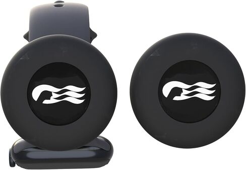 [4 عبوات] محولات ساعة Princess Ocean Medallion - حامل ملحقات كروز من السيليكون لميدالية Carnival Ocean Medallion (2023، 2024، 2025)، يناسب أساور المعصم - أسود، أبيض، وردي، أزرق داكن in Kuwait