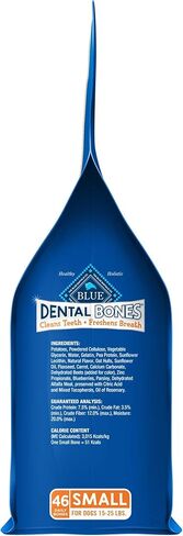 Blue Buffalo Dental Bones Small Natural Dental Chew Dog Treats Bag Value Pack in Kuwait