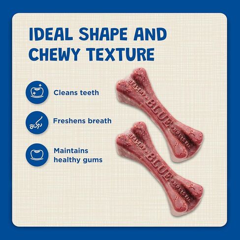 Blue Buffalo Dental Bones Small Natural Dental Chew Dog Treats Bag Value Pack in Kuwait