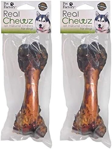 Pet Factory Real Chewz 6-8" Pork Femur Bone Dog Chew Treat, 100% All-Natural - 1 Count/1 Pack in Saudi Arabia