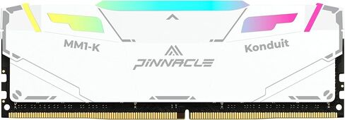 تايم تيك بيناكل كوندوي RGB 32GB KIT(2x16GB) DDR4 3200MHz PC4-25600 CL16-18-18-38 XMP2.0 كسر سرعة المعالج 1.35 فولت ثنائي التصنيف متوافق مع AMD وانتل وحدة ذاكرة كمبيوتر العاب الكمبيوتر المكتبي - ابيض in Kuwait