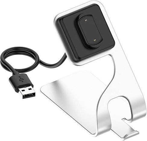 حامل شاحن بديل متوافق مع قاعدة شحن الساعة الذكية Amazfit GTR4/GTR4 Pro/GTS4/GTR3/ GTR3 Pro/GTS3/T-Rex 2(A2169)/T-Rex مع سلك كابل شاحن USB in Kuwait