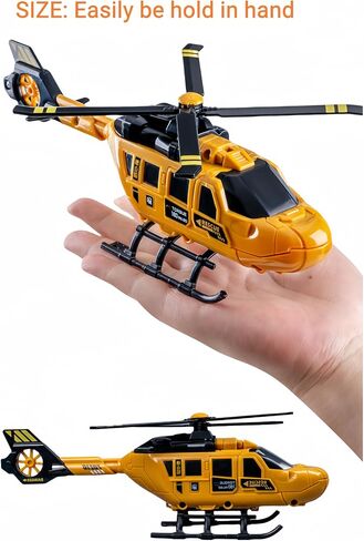 ZUKULIFE Truck Trailer Toys, Toddler Vehicles Semi Truck Toy with Wind up Windmill, Construction Engineer Learning Educational Cool Toy, Birthday Gifts (Helicopter) in Saudi Arabia