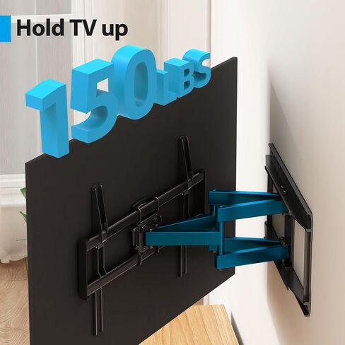 Fixed TV Wall Mount for 37-82 Inch TVs, Low Profile TV Mount Fits 16", 18", 24" Studs, Wall Mount TV Bracket with Quick Release Lock, Max VESA 600x400mm, Holds up to 132 lbs by USX STAR in Kuwait