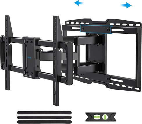 Fixed TV Wall Mount for 37-82 Inch TVs, Low Profile TV Mount Fits 16", 18", 24" Studs, Wall Mount TV Bracket with Quick Release Lock, Max VESA 600x400mm, Holds up to 132 lbs by USX STAR in Kuwait