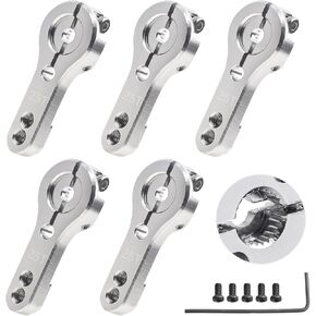 5pcs AllinRC 25T Servo Horn Aluminum Metal Steering Servo Arm M3 Threads Compatible with Futaba Savox Power for Car Truck