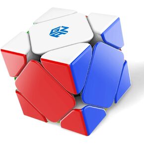 GAN Skewb 8 Magnets, Magnetic Speed Cube Gans Skewb Puzzle Cube Magic Cube Light-Weight GES Pro 90° Corner Cutting for Children Adult Competition