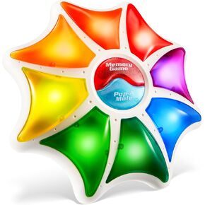 SYNCFUN Handheld Game for Kids 8-12, Portable Travel Games, Lights and Adjustable Sound, Ages 8+