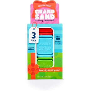 Chuckle & Roar - Grand Sand Holiday Present - Tactile Arts and Crafts - Sensory and Fidget Fun - Great for Toddlers - Stocking Stuffer Giftt