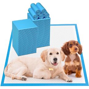 Bulubaky Upgrade Leak-Proof Pet Training and Puppy Pads, Jumbo 36"x36" Pee Pads for Dogs with Thicken Polymer Heavy Absorbency, Quick Dry Disposable Pee Pads for Cats Dogs Rabbit Parrots