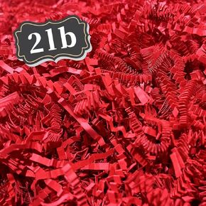 2 LB Gold Green Purple Crinkle Cut Paper Shred Filler Great for Gift Wrapping, Basket Filling, Birthday, Wedding, Halloween, Thanksgiving, Christmas Day, New Year Party Decorations Filling Supplies
