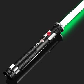 Lightsaber, Metal Dueling Light Saber, Smooth Gesture Swing, 16 Infinitely Variable Colors, Rechargeable, Replaceable Blade FX Light Sabers for Adults,Kids, Birthday, Black 3.0