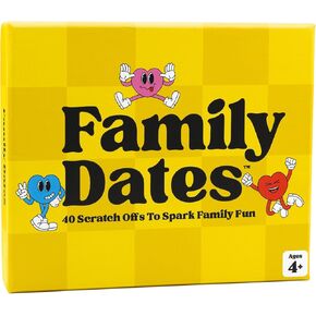 Family Dates 40 Scratch Off Family Date Cards, Date Night Ideas, Experience Gifts for Kids