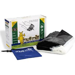 Mutt Mitt® 2-Ply dog waste pick-up bags Dispense-A-Mitt™ - 200 Dog Waste Bags in a wall mountable box.