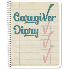 BookFactory Caregiver Daily Log Book/Caretaker Daily Task Log for Assisted Living Patients, Long Term Care Diary - Old Cover, Wire-O, 100 Pages, 8.5" x 11" (JOU-100-7CW-PP(Caregiver))…