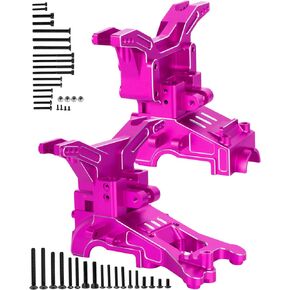RC Transmission Case Upgrades Part for 1/10 Kraton 4x4 4S V2 BLX,Outcast 4x4 4S V2 BLX,Alloy Aluminium Front Rear Transmission Case Gearbox Case,Red