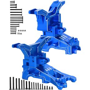 RC Transmission Case Upgrades Part for 1/10 Kraton 4x4 4S V2 BLX,Outcast 4x4 4S V2 BLX,Alloy Aluminium Front Rear Transmission Case Gearbox Case,Red