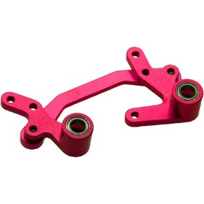 Aluminum Alloy Anodized Steering Bell Cranks & Drag Link Metal Steering Assembly for Sakura D4 1/10 Scale RWD AWD Drift RC Car Upgrade Parts Accessories