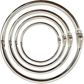 حلقات مجلد بأحجام متنوعة، 35 قطعة، حلقة ورق فضفاضة، حلقات كتاب (1،1.5،2،3 بوصة)، مشابك حلقية، حلقات معدنية لبطاقات الفهرسة، حلقات لبطاقات الفلاش، حلقات الكمبيوتر المحمول، حلقات ربط in Kuwait