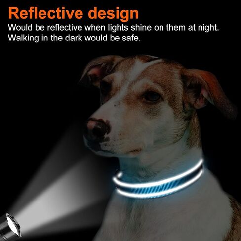 Joytale Reflective Dog Collar,Soft Neoprene Padded Breathable Nylon Pet Collar Adjustable for Large Dogs,Hotpink,L in Saudi Arabia