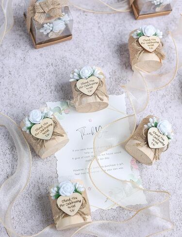 50 Piece Set of Wooden Tealight Candle Holders, Wedding Party Favors, Candle Favors, Guests Return Gifts, Bridal Shower Favors, Baby Shower Favor for Guests. (Dark Brown 50 pcs) in Kuwait