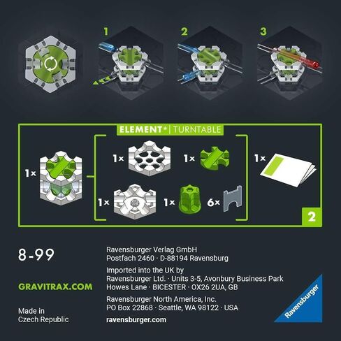 Ravensburger GraviTrax PRO Turntable Accessory| EncourAgess Experimentation and Creativity | Compatible with All GraviTrax Systems | Gift for Kids Ages 8+ in Saudi Arabia