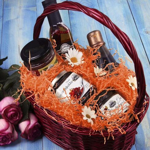 ZEBMOON 1 LB White Crinkle Cut Paper Shred Filler Great for Gift Wrapping, Basket Filling, Birthday, Wedding, Halloween, Thanksgiving, Christmas Day, New Year Party Decorations Filling Supplies in Kuwait