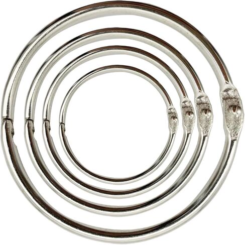 حلقات مجلد بأحجام متنوعة، 35 قطعة، حلقة ورق فضفاضة، حلقات كتاب (1،1.5،2،3 بوصة)، مشابك حلقية، حلقات معدنية لبطاقات الفهرسة، حلقات لبطاقات الفلاش، حلقات الكمبيوتر المحمول، حلقات ربط in Kuwait