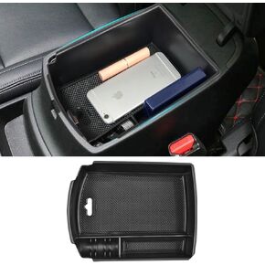 Vesul Center Console Organizer Tray Compatible with Toyota RAV4 2013 2014 2015 2016 Storage Box ABS Tray Insert Organizer Glove Pallet
