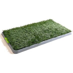 Dog Grass Pad Fake Grass for Dogs to Pee on, Indoor Dog Potty for Dogs Under 15lbs, Grass Pee Pads for Dogs with Tray, Small
