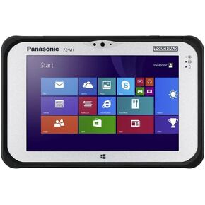 Panasonic Toughpad FZ-M1 MK2، 7 بوصة WXGA 10-Pt MultiTouch، Intel Core m5-6Y57 1.10 جيجا هرتز، 8 جيجا، 256 جيجا SSD، 4G LTE، قارئ باركود، كاميرا ويب، Windows 10 Pro (متجدد)