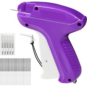 Stitch Gun, AISIQUUE Stitchy Quick Clothing Fixer, Mini Micro Stitch Gun for Clothes, Tagging Gun for Clothing with 6 Fine Needles, 2000 Black & 2000 White Fasteners, Sticky Sewing Gun Hemming Tool