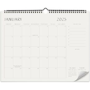 Beautiful 2025-2026 Wall Calendar - Runs from January 2025 until July 2026 – 14.5"x11.5" Office Wall Calendar for Easy Organizing