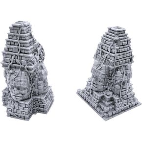 EnderToys Vigilant Monuments by Printable Scenery, 3D Printed Tabletop RPG Scenery and Wargame Terrain 28mm Miniatures