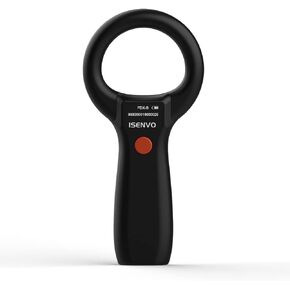 Microchip Scanner, Animal Rabbit Dog Cats Pet Microchip Reader Rechargeable RFID EMID Micro Chip Scanner 134.2kHz 125kHz 15 Digits FDX-B ISO 11784/11785 Pet Chip ID Registration (190S)