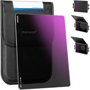 NEEWER 2 Pack ND0.9 (3Stops) & ND1.8 (6Stops) Square Film Filters, 4"x5.65" Cinema ND Filter Compatible with Tilta Compatible with SmallRig Matte Box, 12.5% & 1.56% Light Transmittance