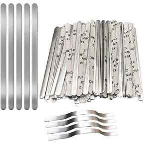 Nose Bridge Strips for Masks, Aluminum Metal Nose Strip, Adjustable Nose Clips Wire for DIY Mask Making Accessories for Sewing Crafts, 100Pcs