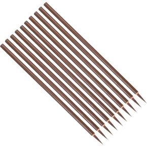 PATIKIL Chinese Calligraphy Brush, 10 Pcs Traditional Writing Watercolor Brush Ink Pen for Drawing, Painting, Writing, Art Supplies, Brown